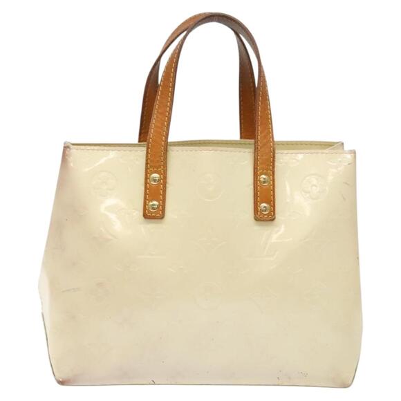 LOUIS VUITTON Monogram Vernis Reade PM Hand Bag Perle M91336 - Picture 2 of 12